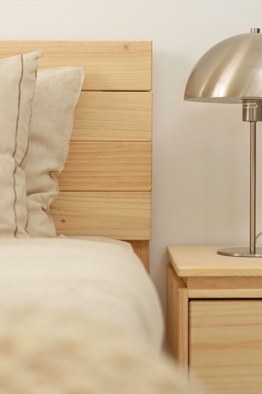 Imagen de ambiente 3 para:Cama doble de madera ecol&oacute;gica